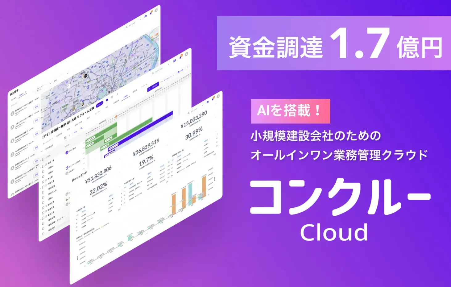 コンクルー、プレシリーズAラウンドで1.7億円の資金調達を実施の画像